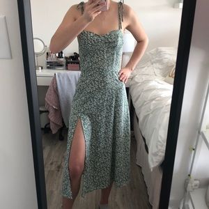 Bustier midi dress